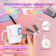 SNUGYOURT curved tweezers and pickup pen handling a rhinestone for accurate placement