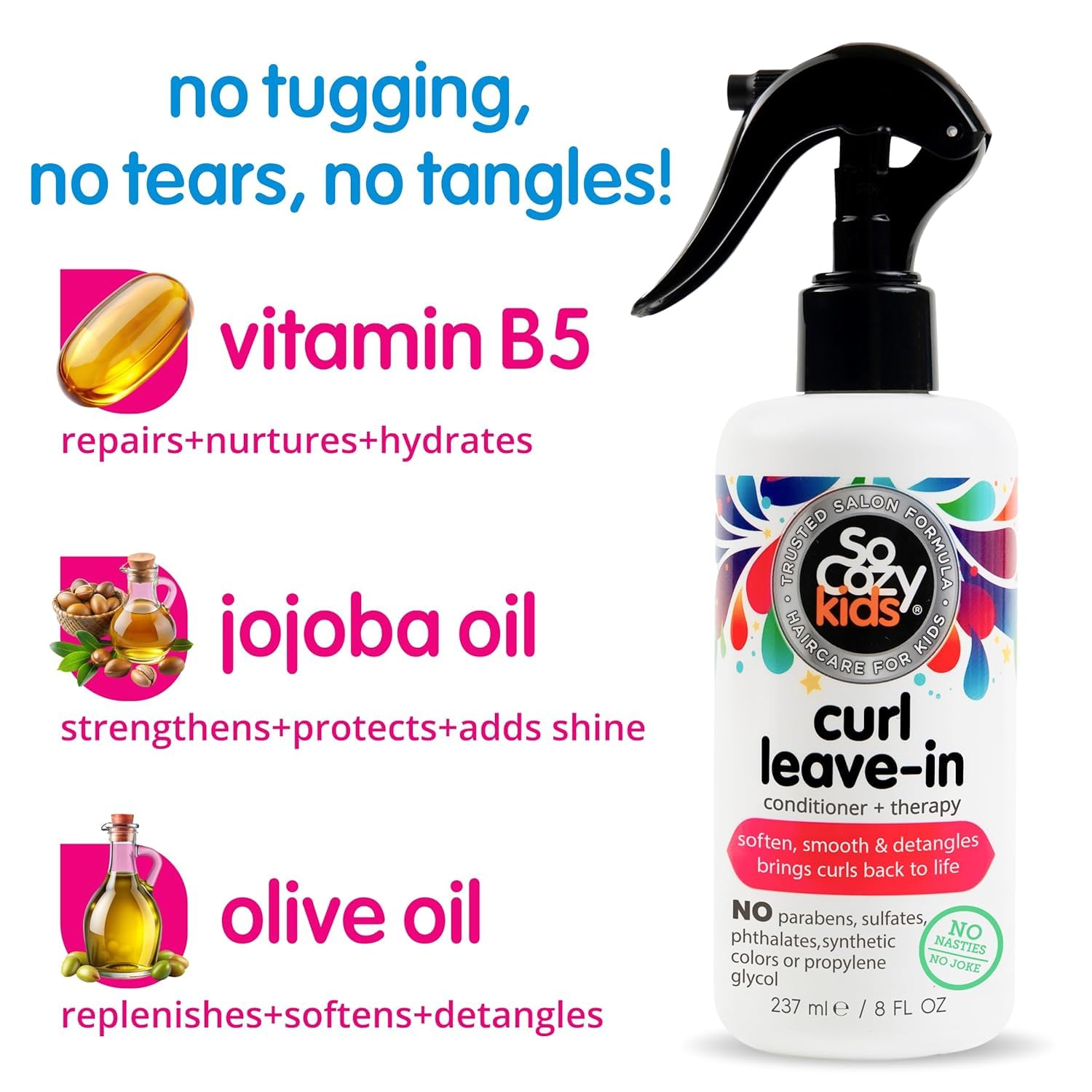 SO COZY texture close-up spray drops showing lightweight formula benefit