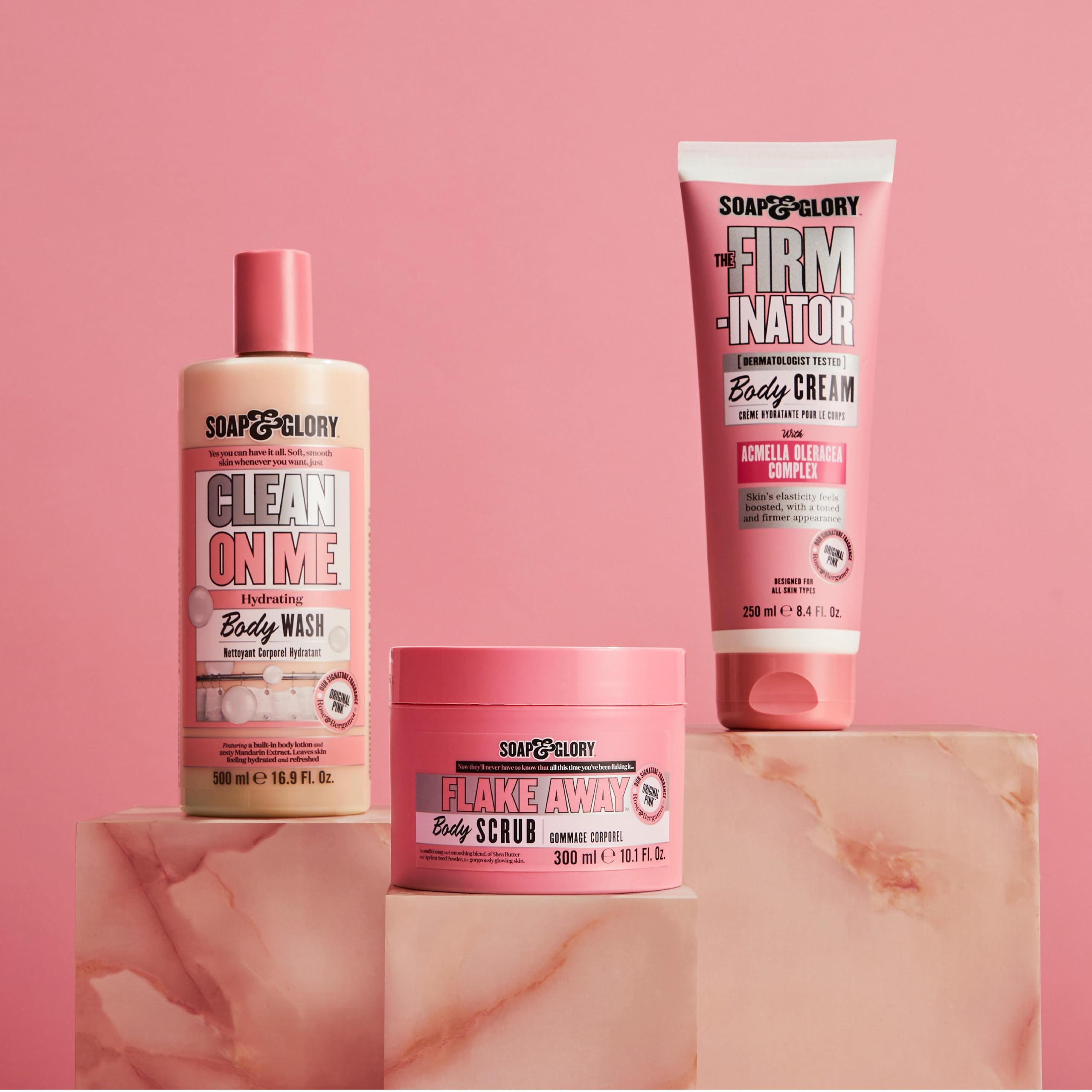 Soap & Glory application on forearm showing quick absorption and smoothness
