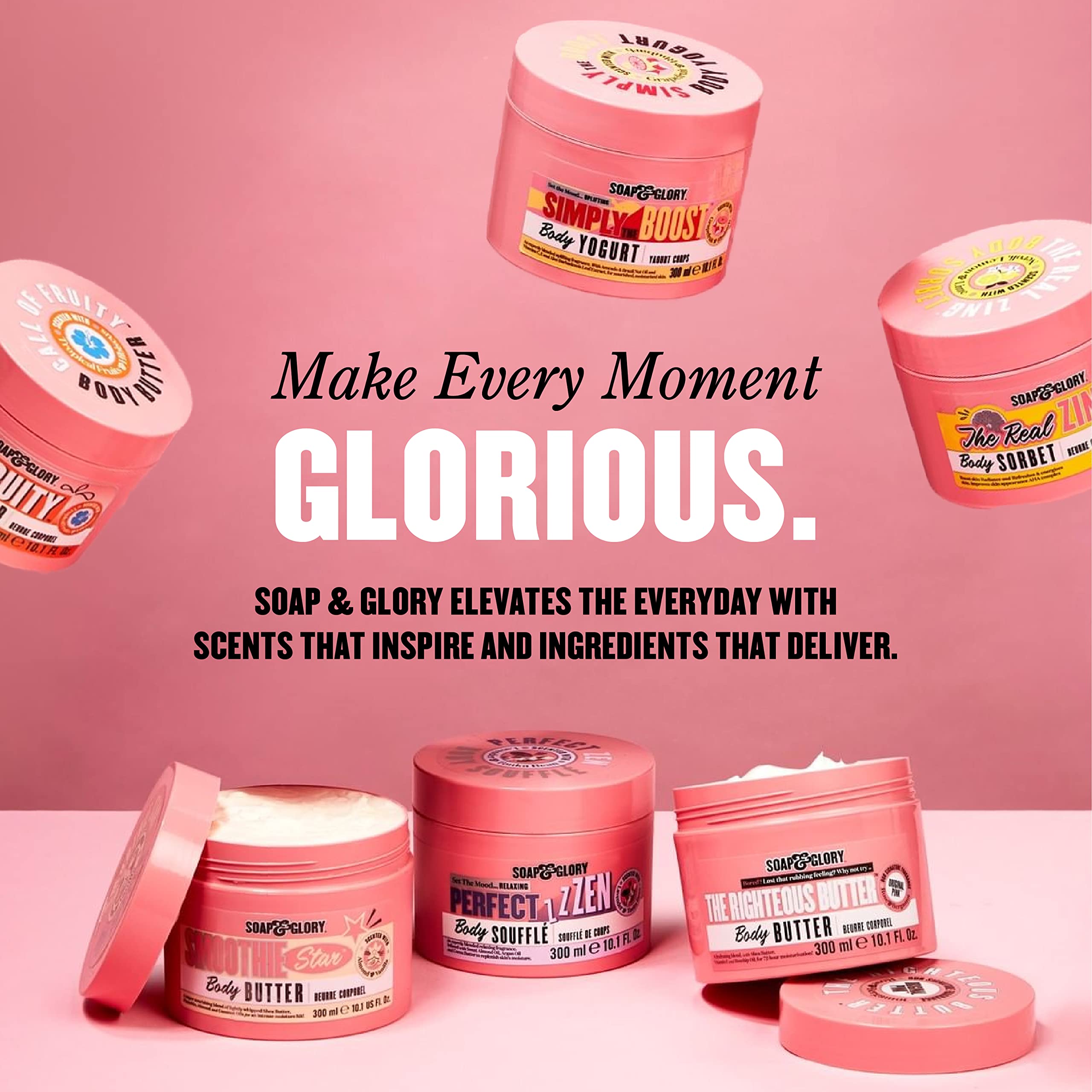 Soap & Glory layered with lightweight serum showing compatibility benefits