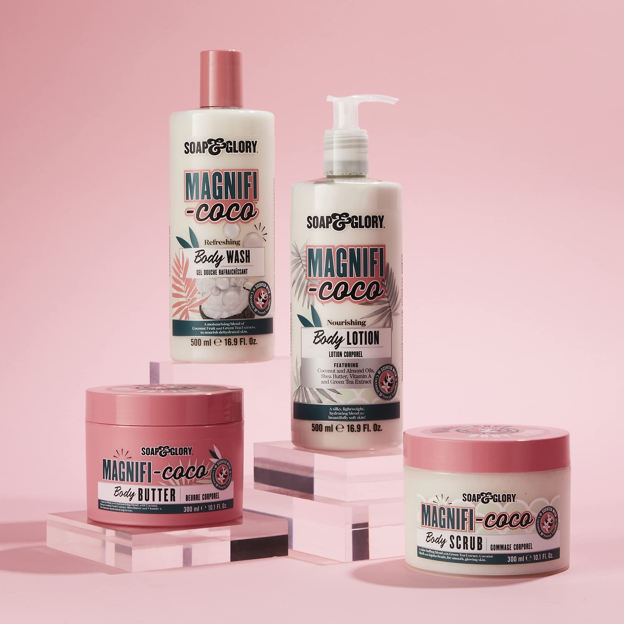 Soap & Glory lotion being massaged into hand for instant softness