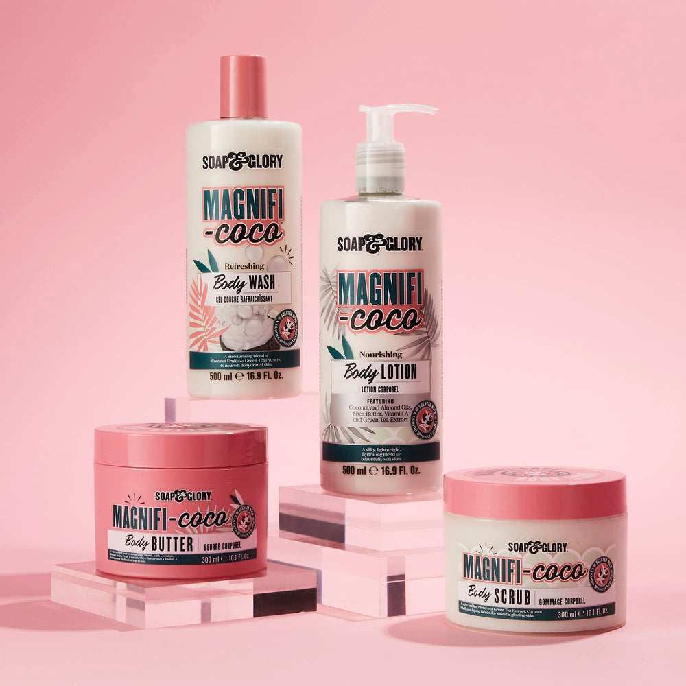 Soap & Glory lotion being massaged into hand for instant softness