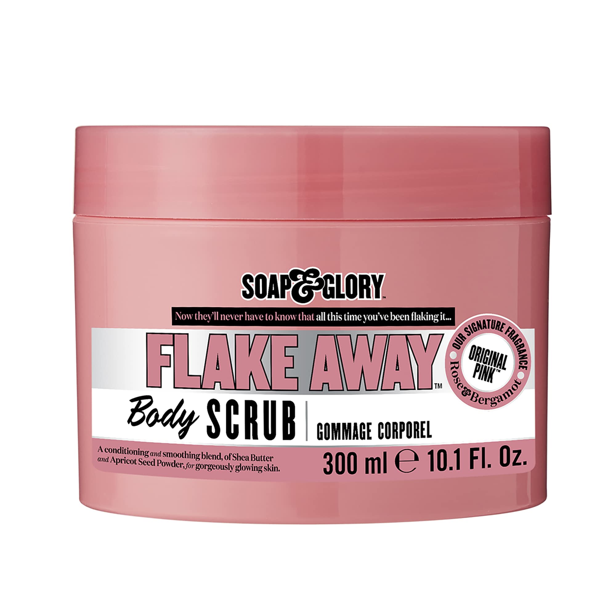 Soap & Glory original pink front bottle showing packaging and scent benefit