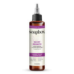 Soapbox Oh My Growth front packaging showing product benefits