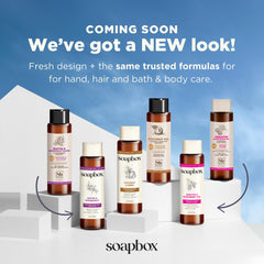 Soapbox Scalp Soother bottle next to common object showing 5 oz size