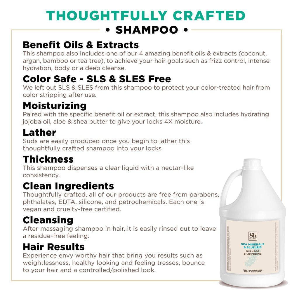 Soapbox close-up of bottle texture and ingredient list highlighting clean formula