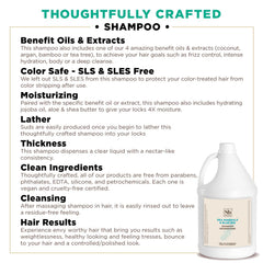 Soapbox close-up of bottle texture and ingredient list highlighting clean formula