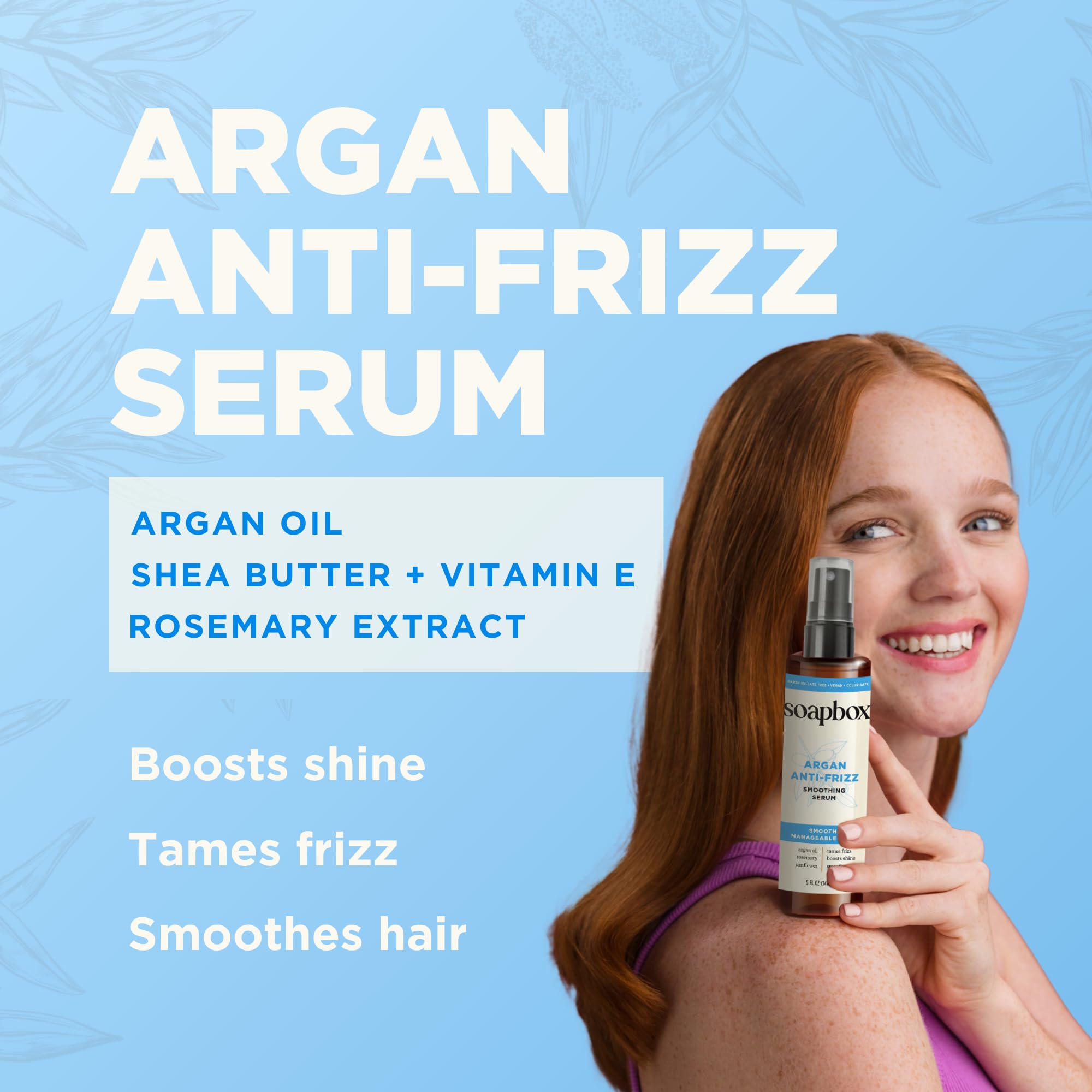 Soapbox serum texture on hand highlighting lightweight, non-greasy feel