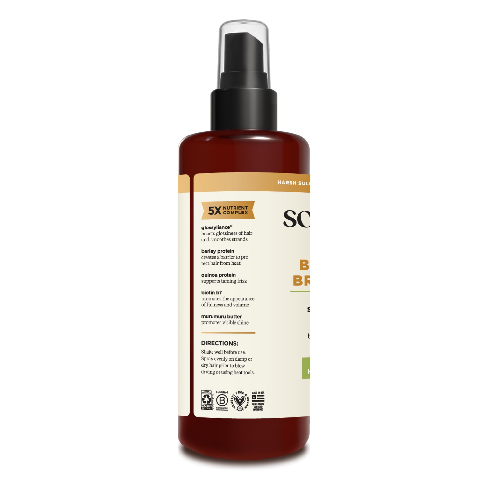 Soapbox product on hair strand highlighting smooth texture and shine