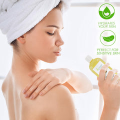 Soapeauty kukui nut oil pouring drop highlighting smooth absorption
