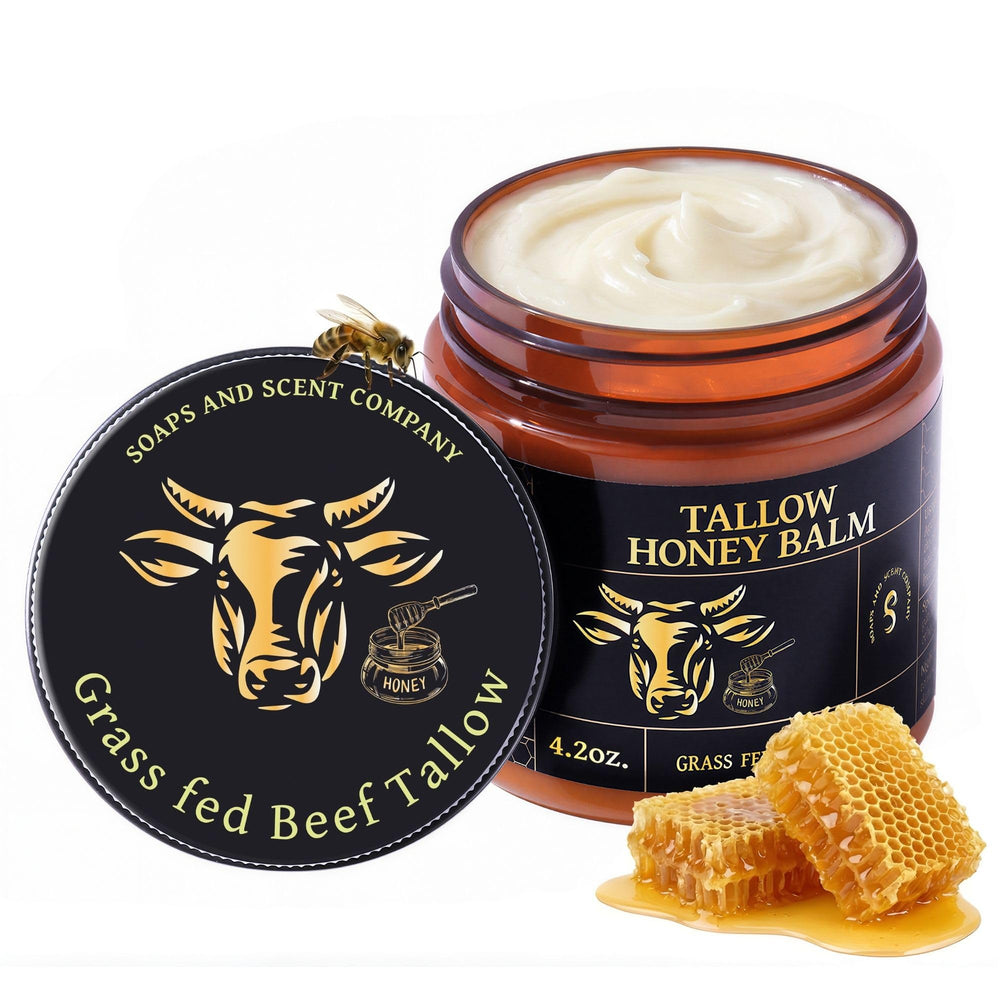 Soaps and Scent Company front tin showing product and branding, promotes easy identification