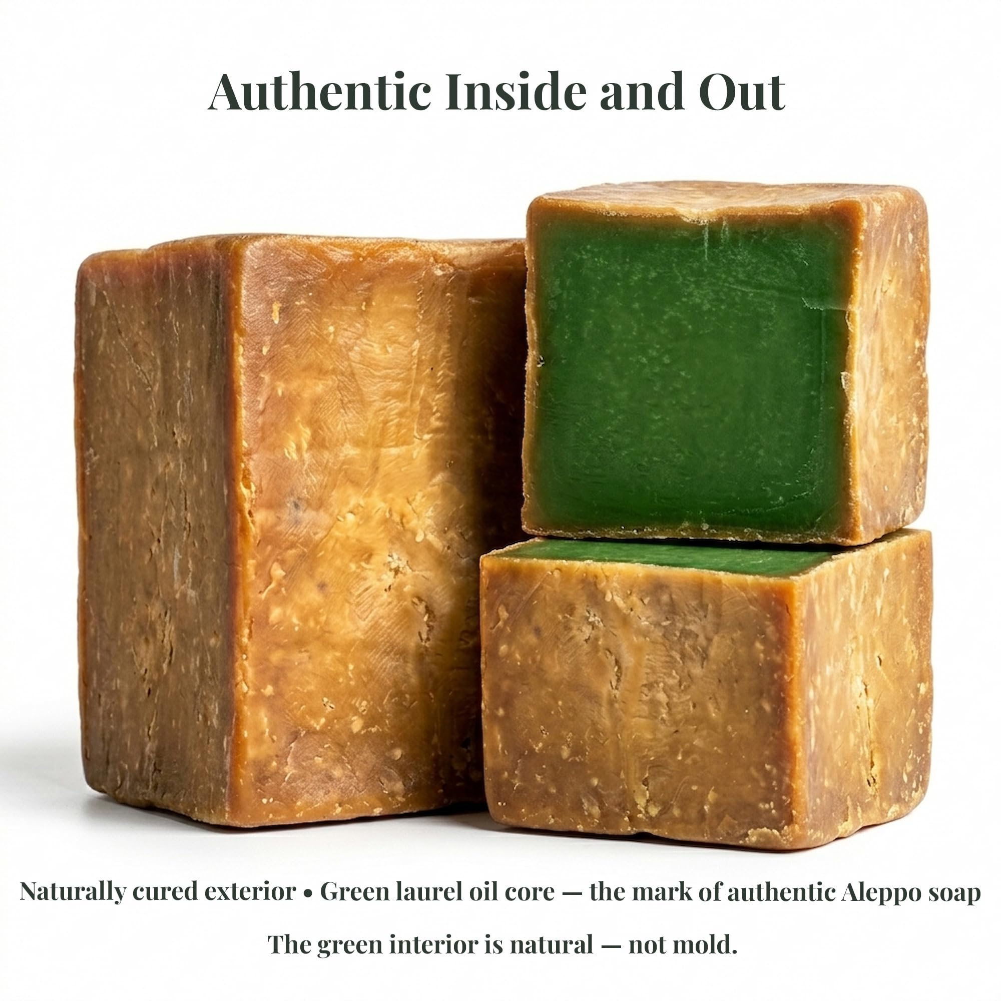 Sobeautis soap close-up texture highlighting dense cured surface