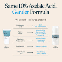 SoCalm serum pump dispensed to show lightweight texture and hydration