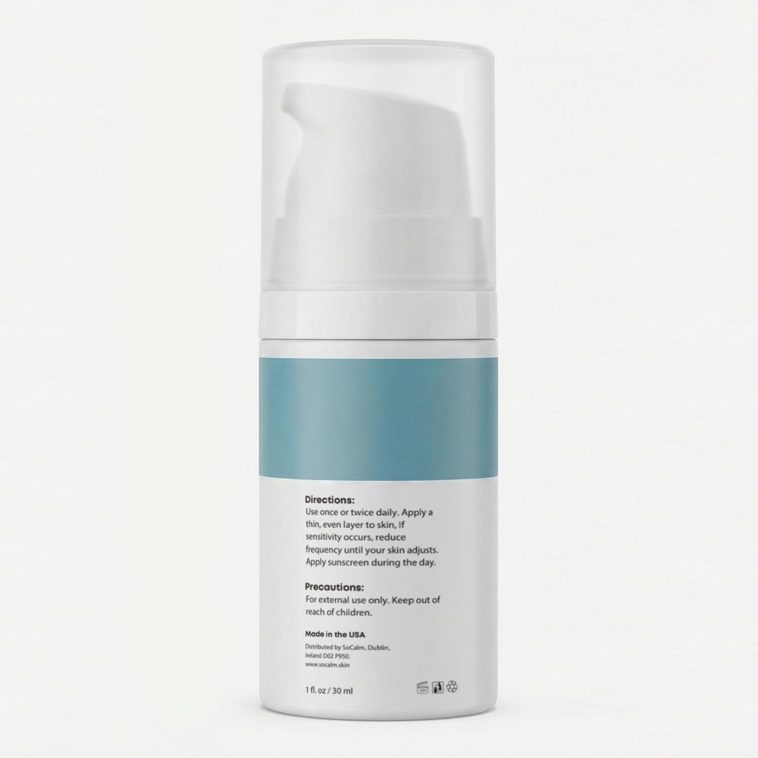 SoCalm applied before makeup showing even tone and layering ease