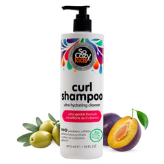 SO COZY front bottle showing curly-kids shampoo and family-friendly design benefits