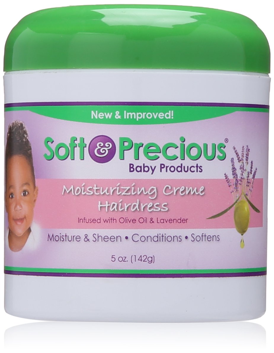 Soft & Precious front jar showing label and 5-ounce size for easy identification