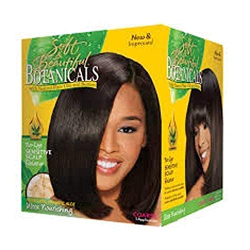 Soft & Beautiful product being applied to coarse hair demonstrating controlled coverage and protection