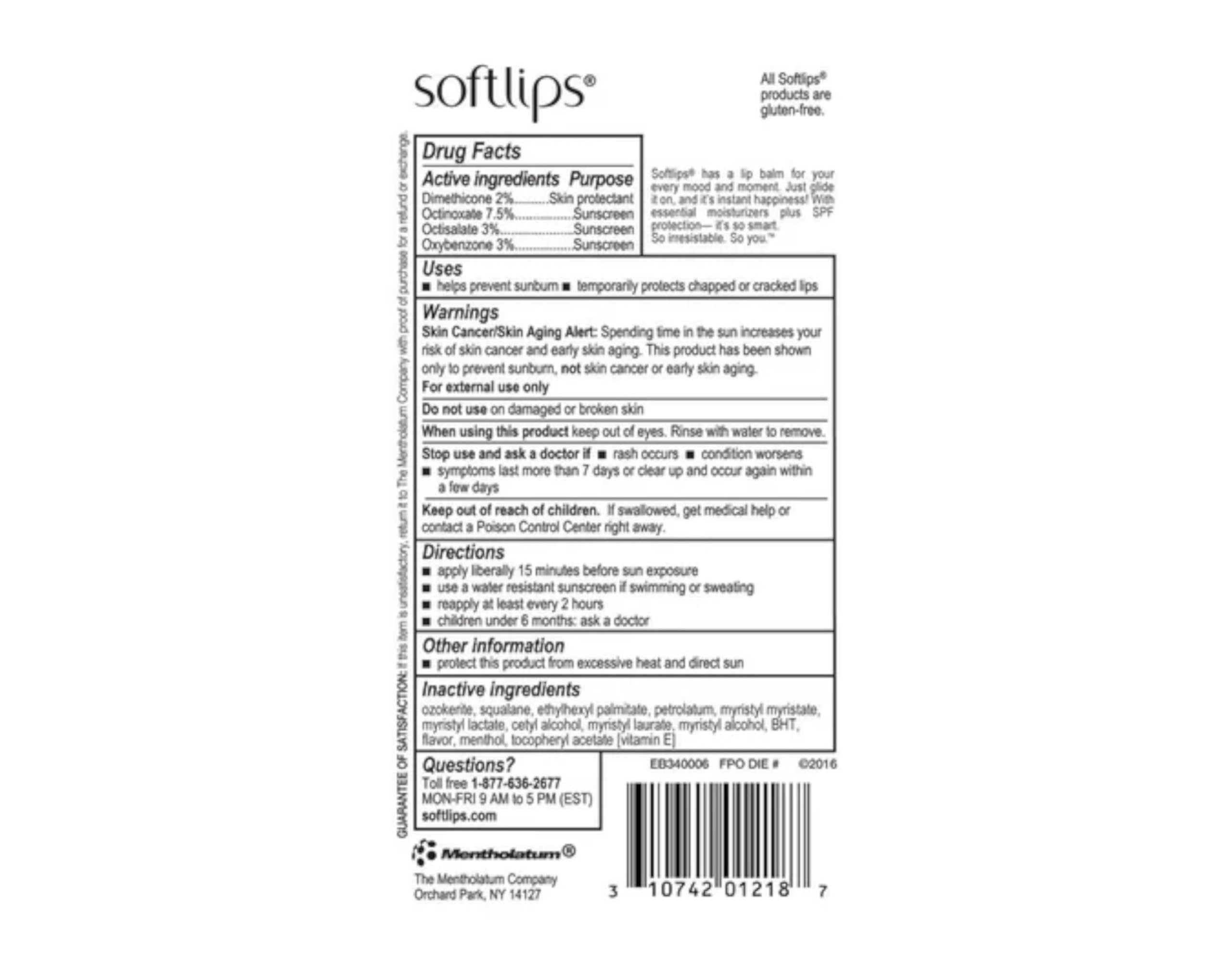 SoftLips texture closeup highlighting creamy finish and moisturizing effect