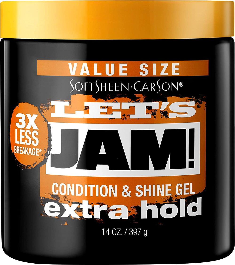 SoftSheen front package showing 14oz value size and product benefits