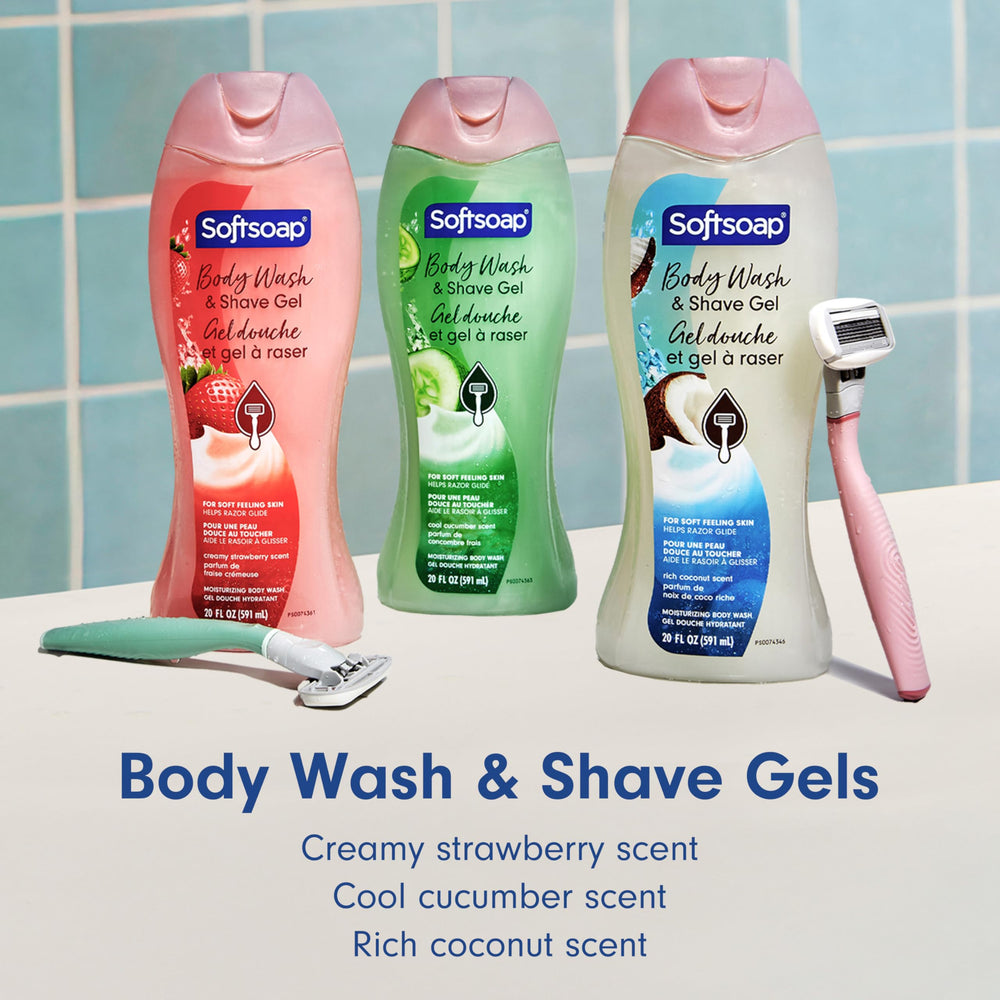 Smooth skin after shower showcasing Softsoap moisturizing and softening effect