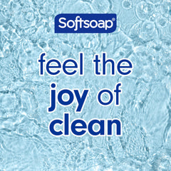 Softsoap foam and texture on palm showing gentle moisturizing benefit