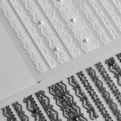 SOFTSOUL pearl and rhinestone detail closeup showing elegant sparkle and dimension