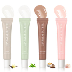 Sokgo front packaging showing glossy butter lip balm set and benefits