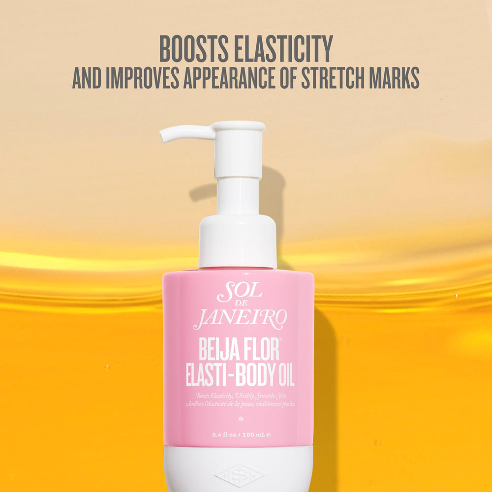 Sol de Janeiro oil texture close-up demonstrating lightweight absorption benefit