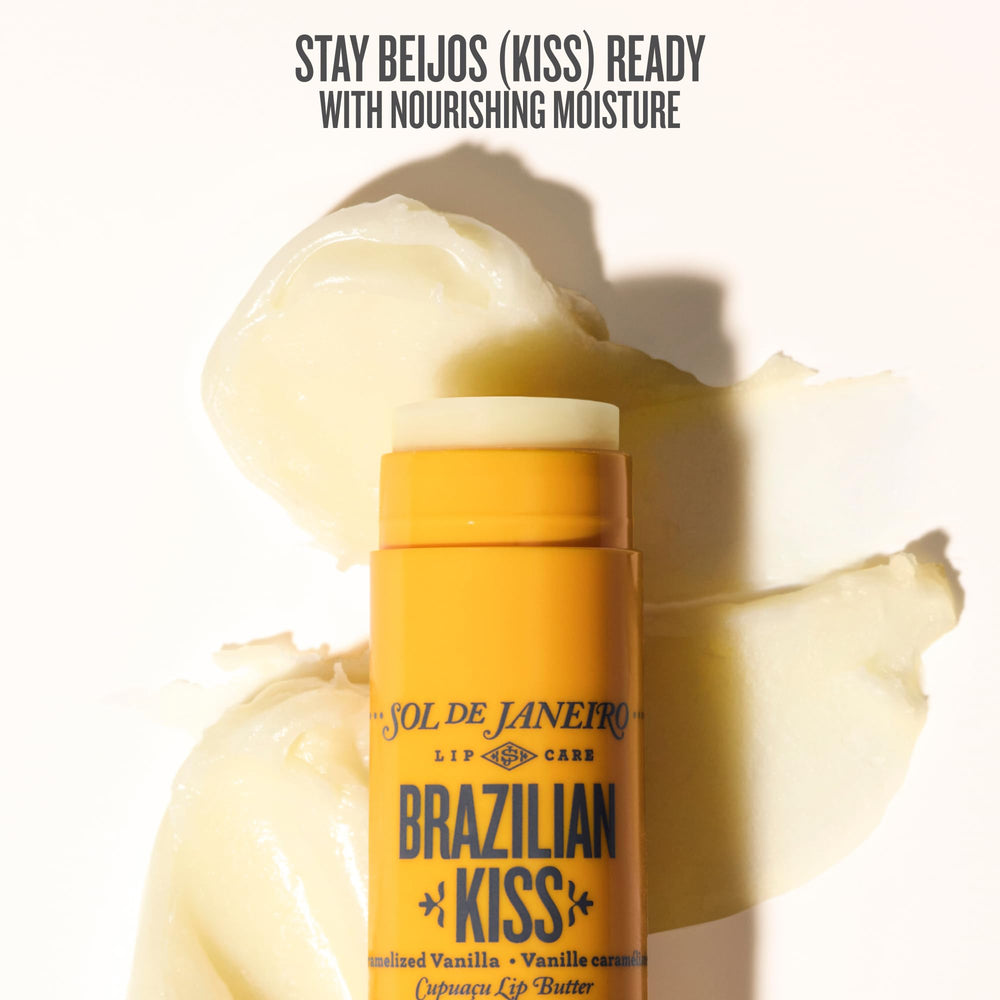 Sol de Janeiro open twist-up balm revealing smooth, spreadable tip for easy application