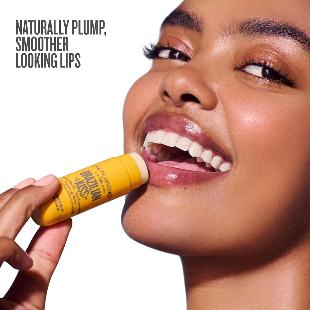 Sol de Janeiro balm texture close-up illustrating rich, hydrating formula that melts on contact
