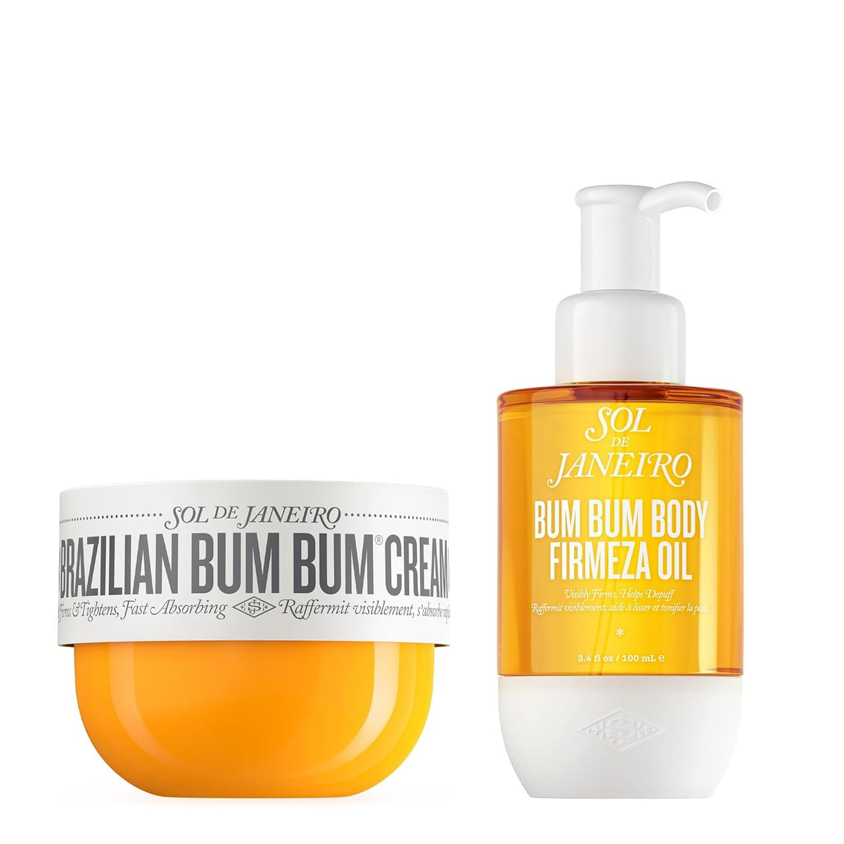 Sol de Janeiro Bum Bum Cream front view showcasing jar and label for visible smoothing