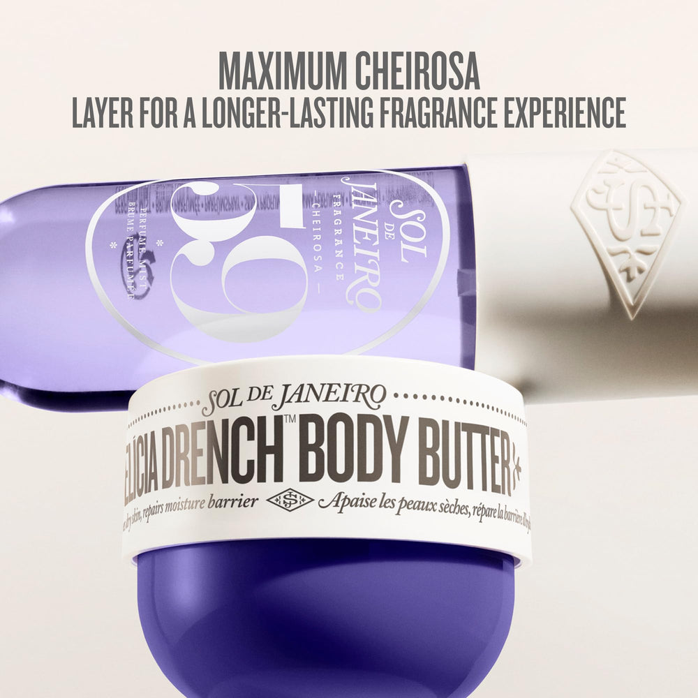 Sol de Janeiro body butter on bathroom shelf evoking daily ritual