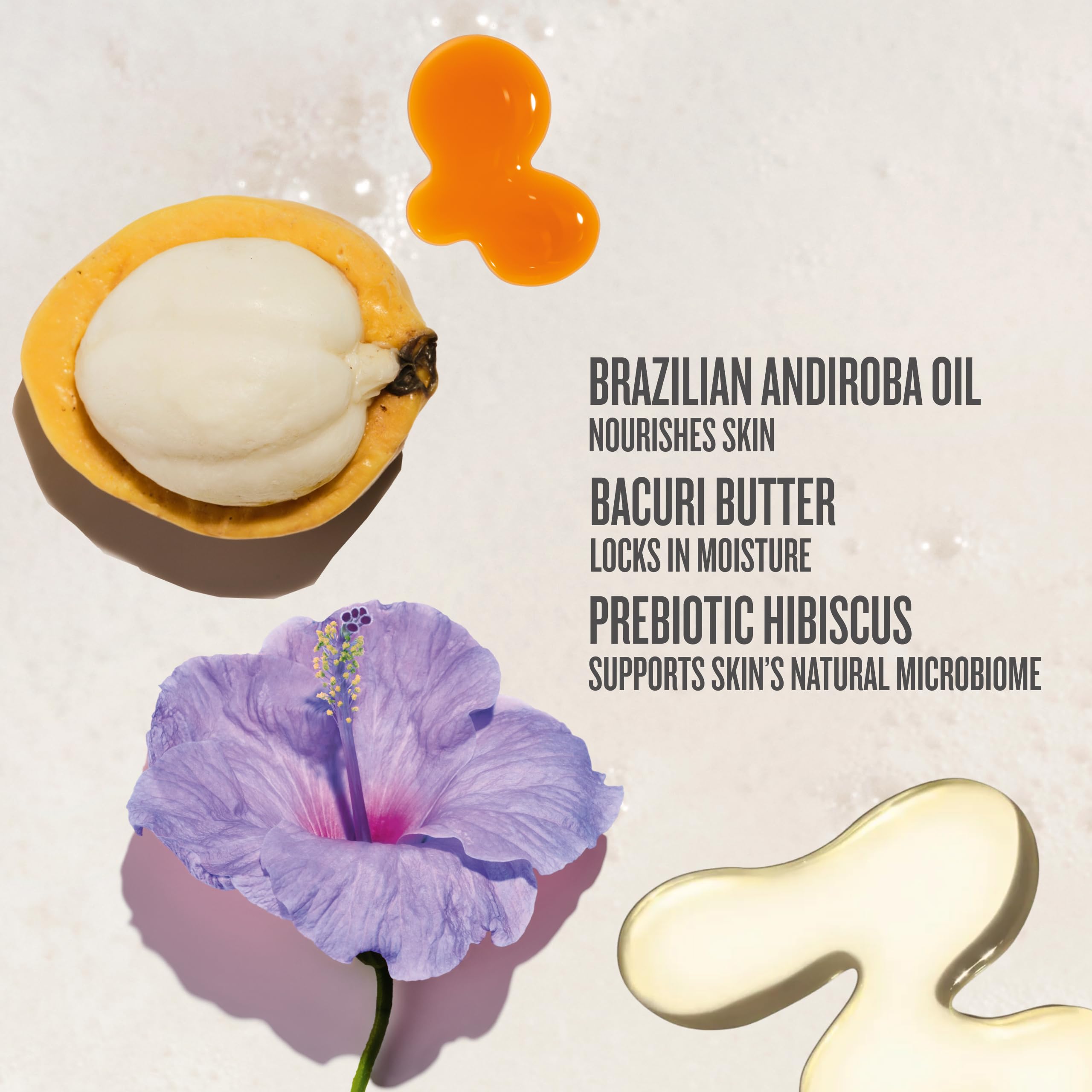 Sol de Janeiro oil-to-foam texture transforming on a loofah for soft skin