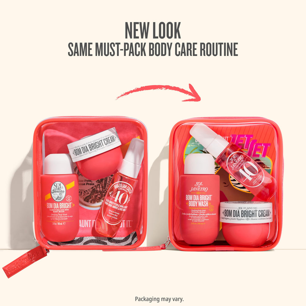 Sol de Janeiro lifestyle scene on a beach morning showing scent mood and routine enjoyment