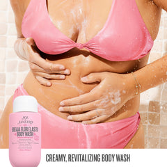 Sol de Janeiro Cheirosa 68 mist being sprayed demonstrating quick refreshing fragrance