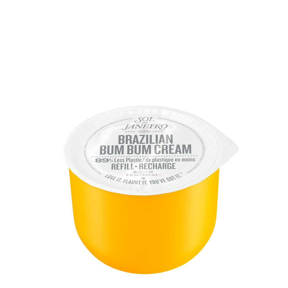 Sol de Janeiro refill pod front view showing packaging and refill convenience