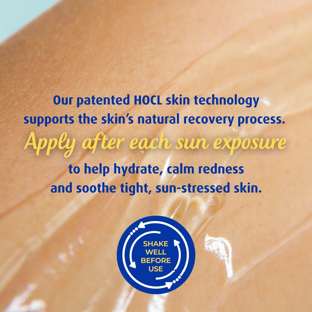 Solarcaine gel texture close-up showing cooling, non-sticky formulation benefit