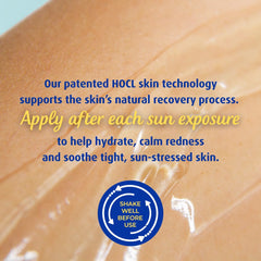 Solarcaine gel texture close-up showing cooling, non-sticky formulation benefit