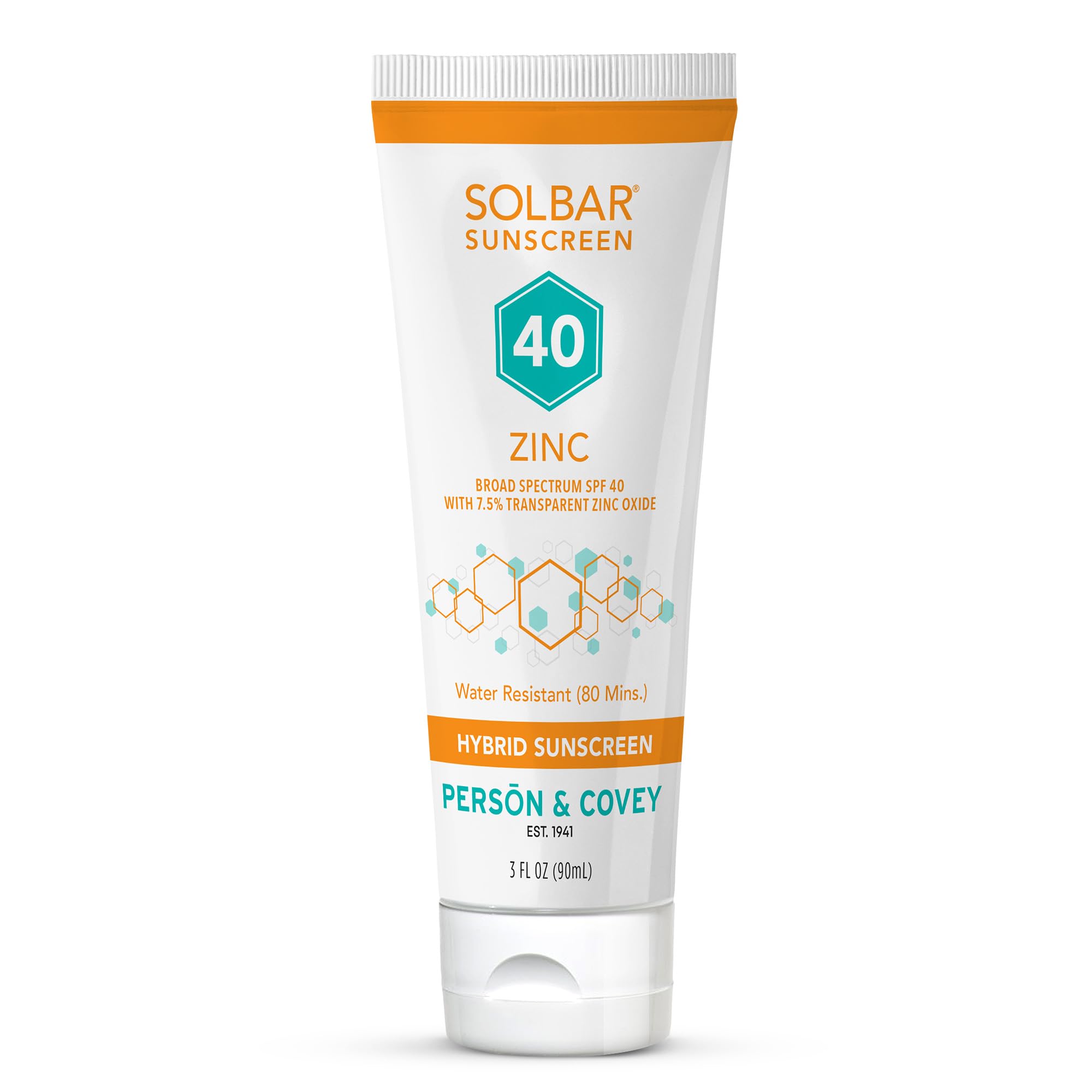 Solbar front tube view showing compact travel-friendly sunscreen packaging and benefit portability