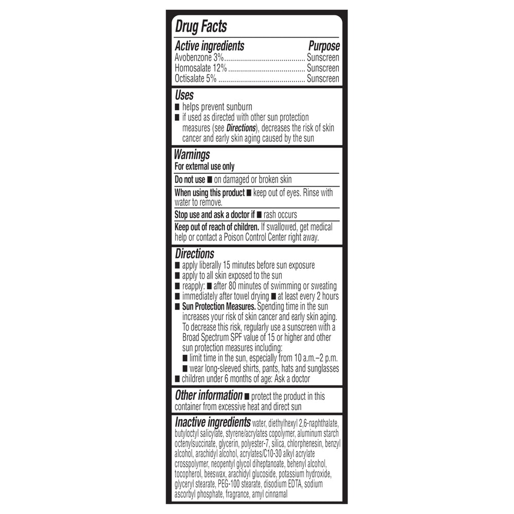 Six 8 fl oz Solimo sport sunscreen bottles displayed for family or trip convenience