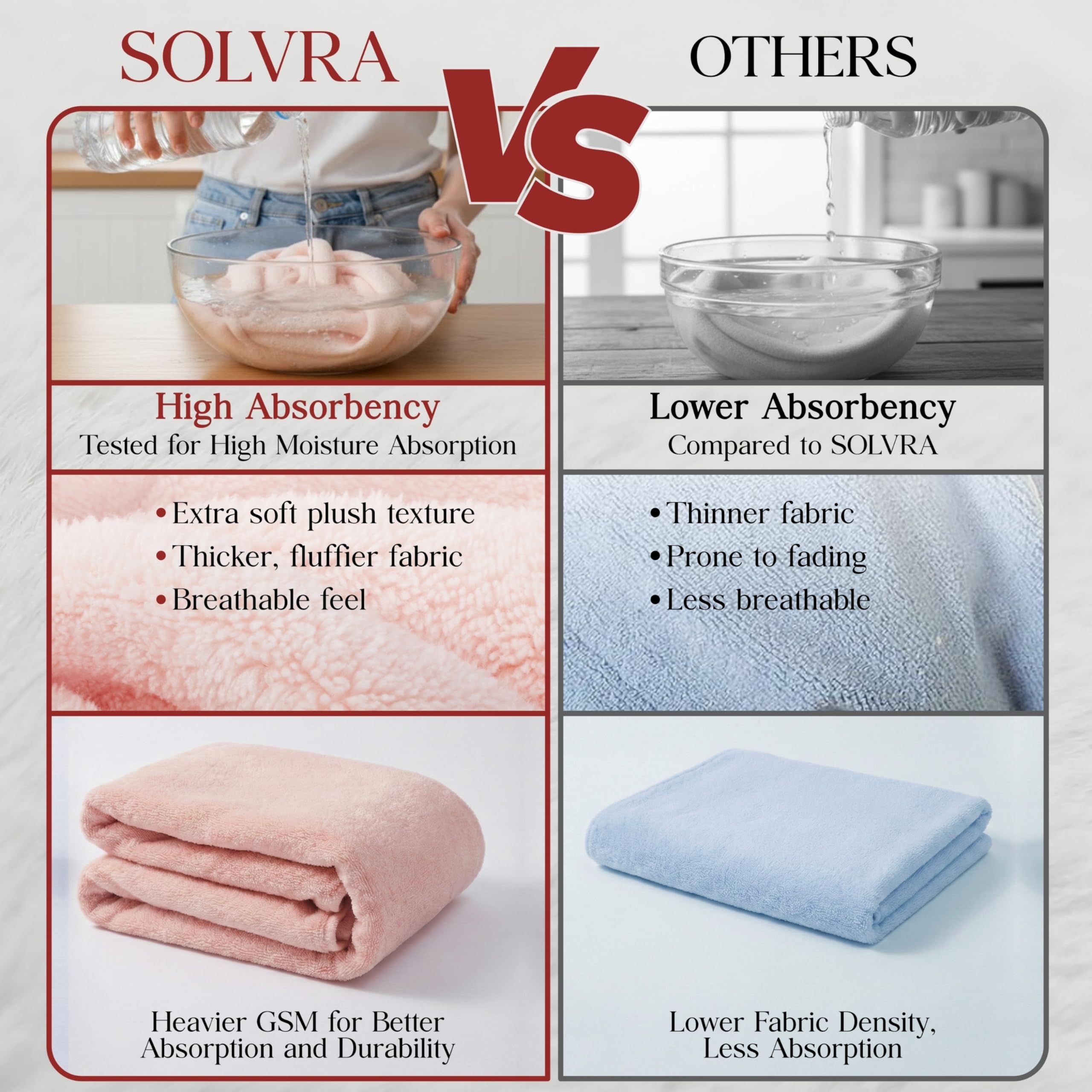 Solvra button and loop detail securing the turban for hands-free use