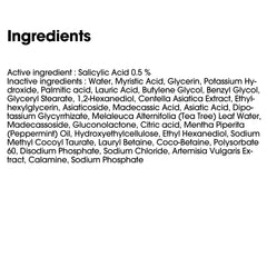 SOME BY MI ingredient illustration showing acids and sebum-control support