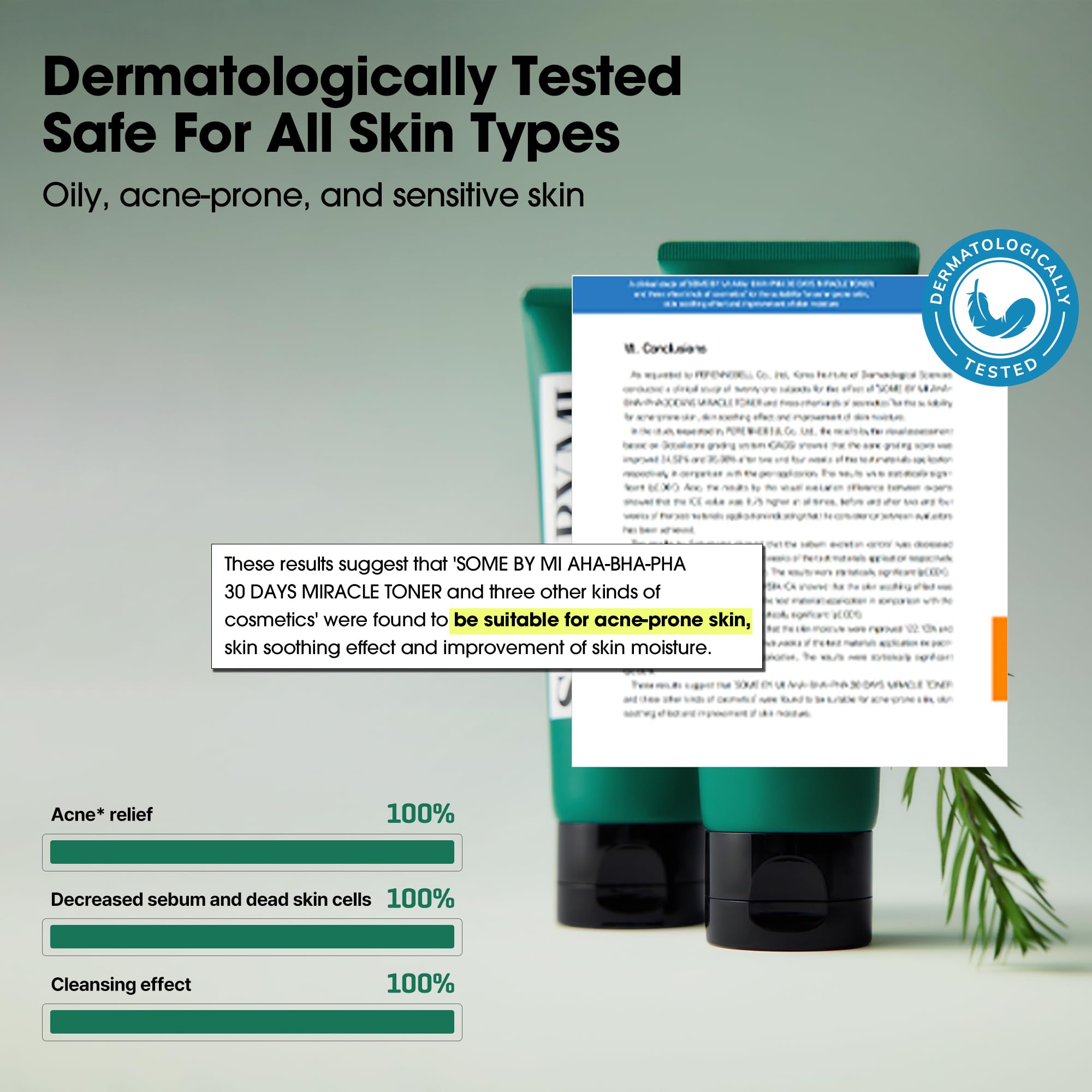 SOME BY MI retail packaging box front emphasizing Korean blemish-care formulation
