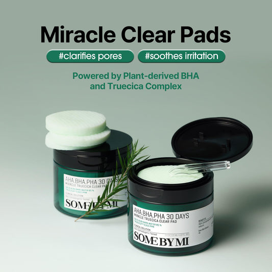 SOME BY MI close-up of pad texture highlighting soft embossed surface for gentle exfoliation
