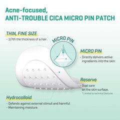 SOME BY MI patch texture with hyaluronic and salicylic detail for focused hydration benefit
