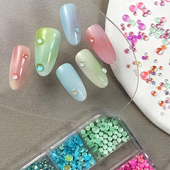 SONGJIE array of all 12 colors displayed to compare iridescent hues