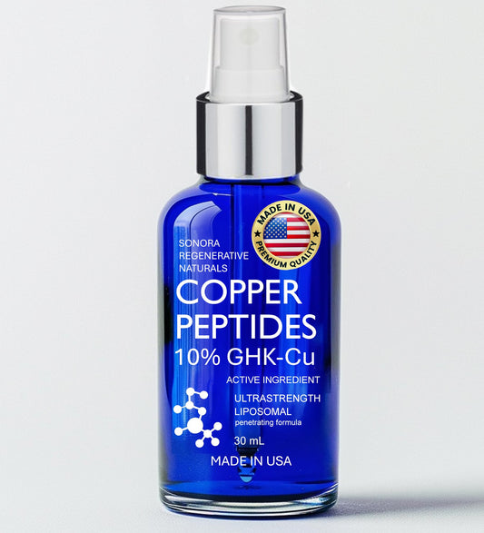 Sonora Supply Co. front packaging showing bottle and brand, highlights purity benefit