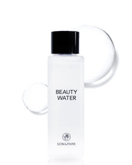 SON&PARK Beauty Water 60ml front bottle showing label and compact size, travel-friendly benefit