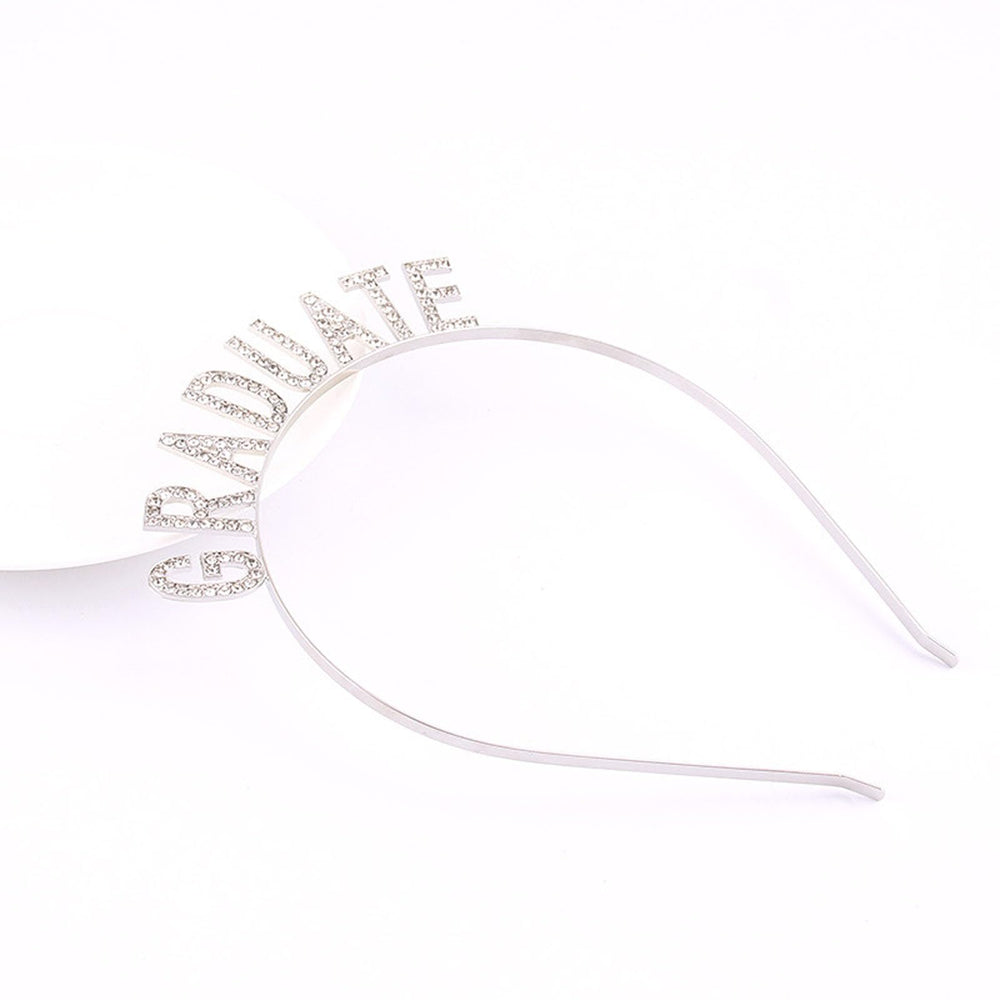 Soochat headband worn by graduate demonstrating comfortable fit and style