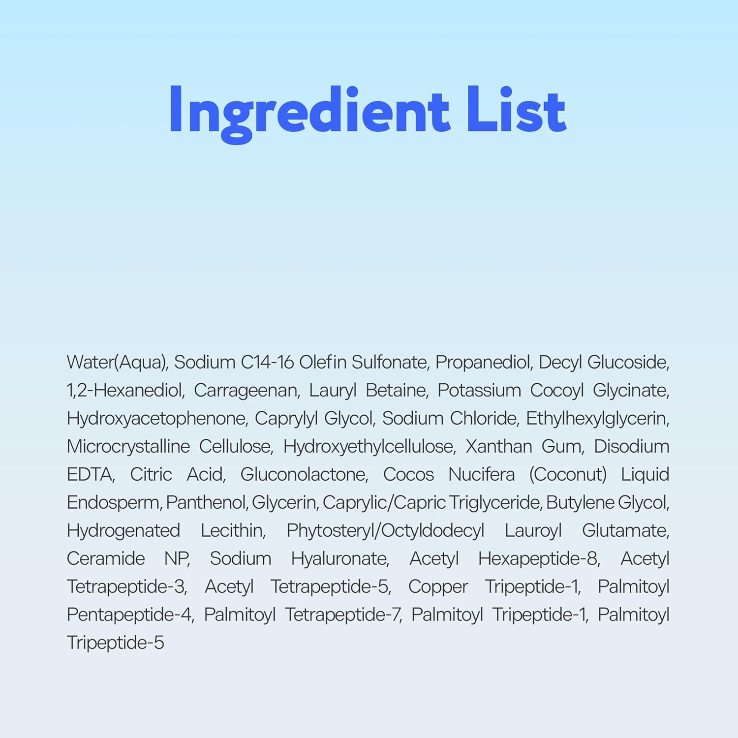 SOONDING cleanser staged with coconut showing natural-inspired ingredients